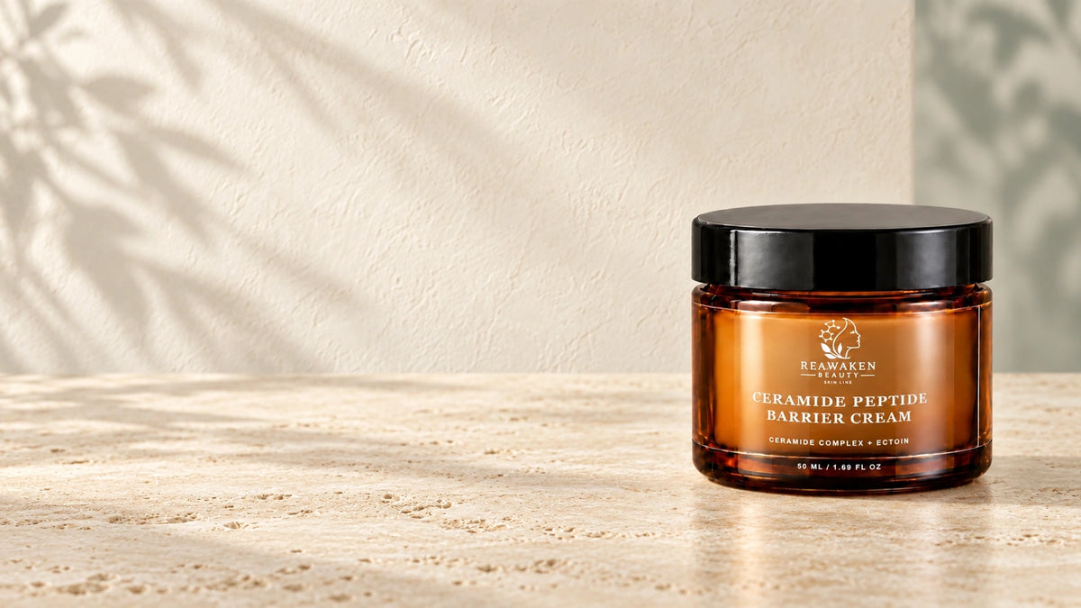 ReAwaken Beauty Ceramide Peptide Barrier Cream 50 mL routine photo